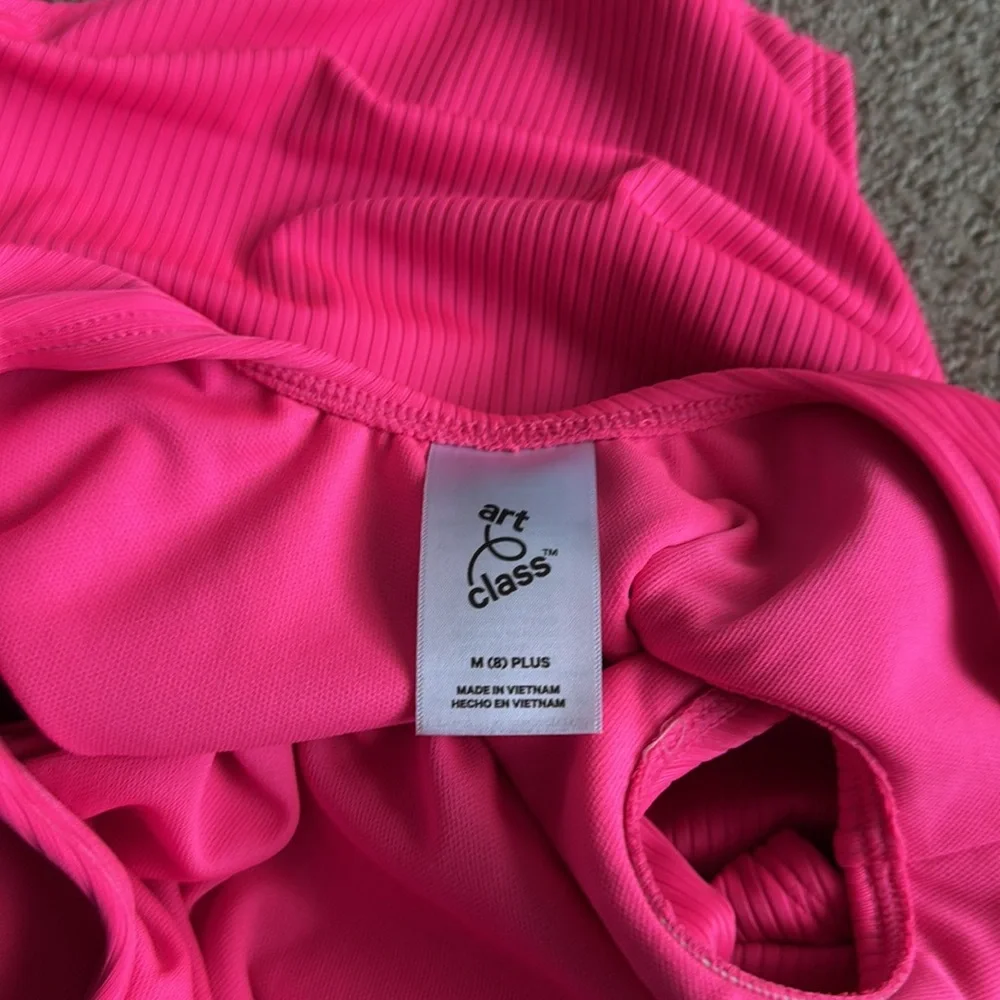 NWT Art Class Girl’s Cut‎ Out One Piece Swimsuit Set - Size: M (8) PLUS